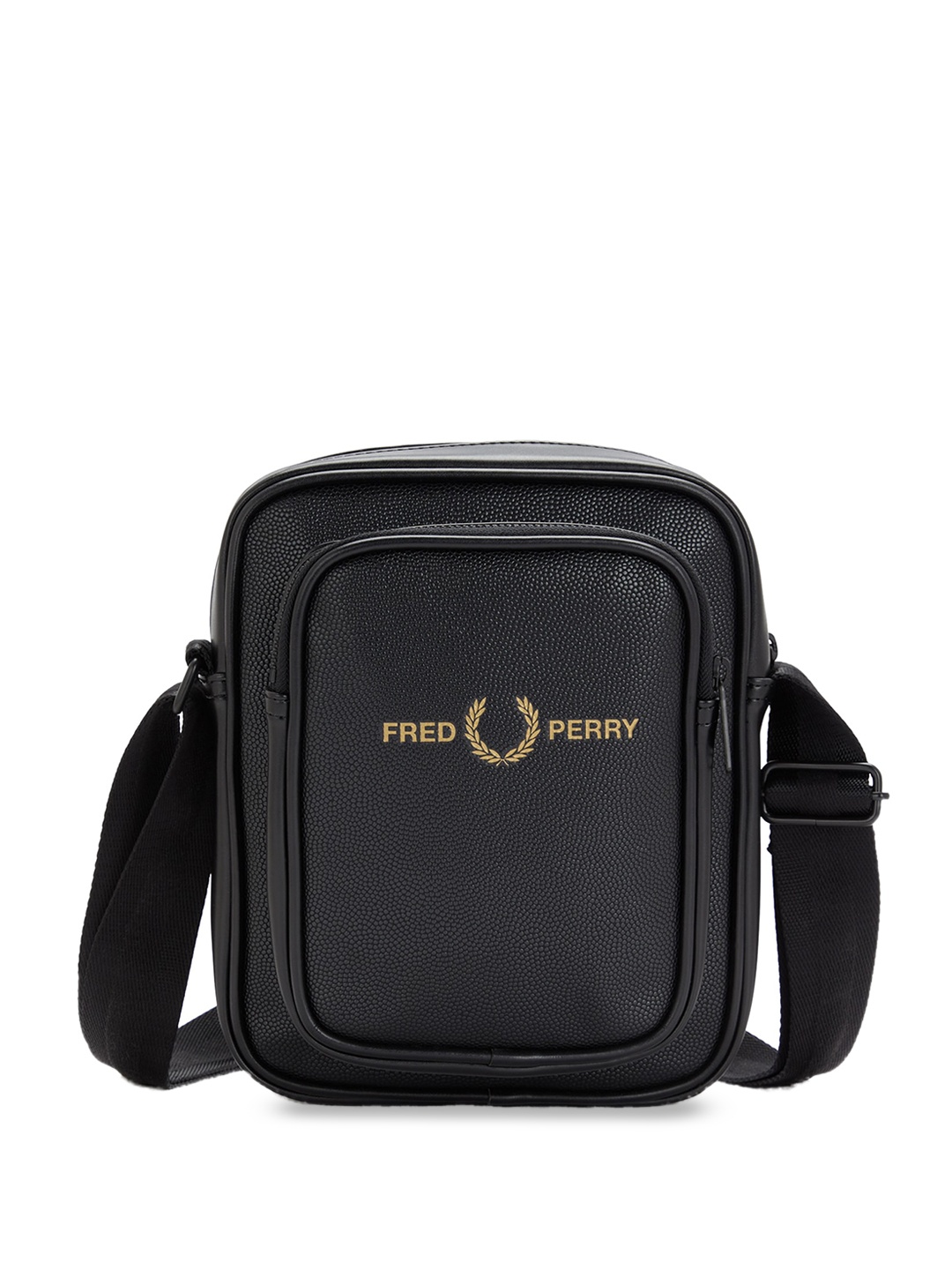 

Fred Perry PU Structured Sling Bag, Black