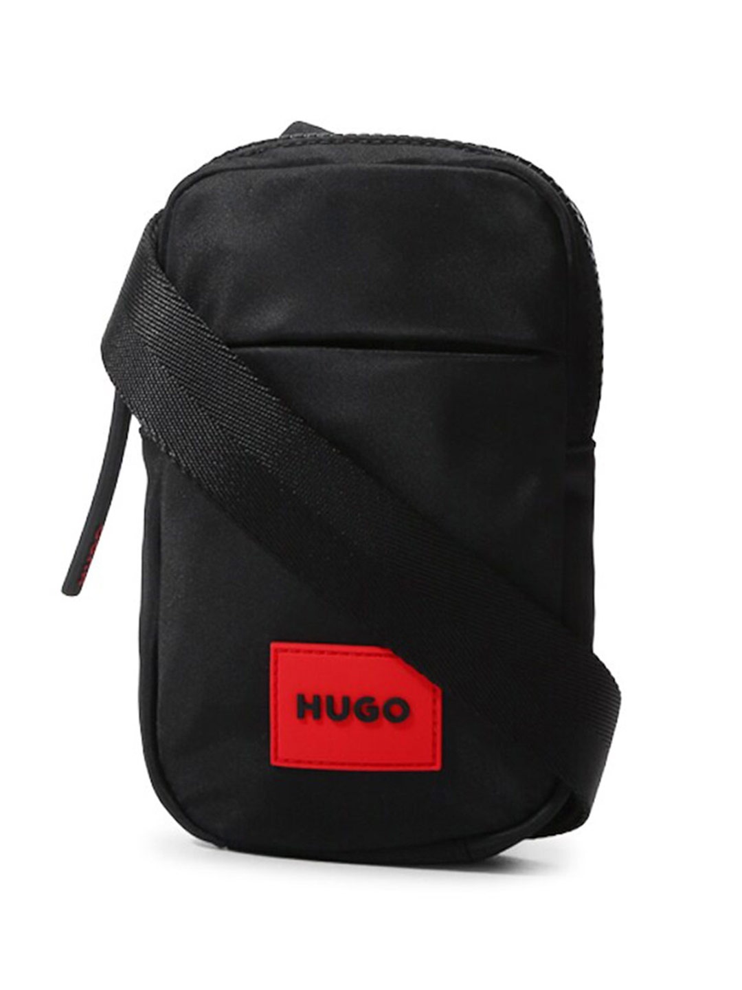 

HUGO Textured Crossbody Bag, Black
