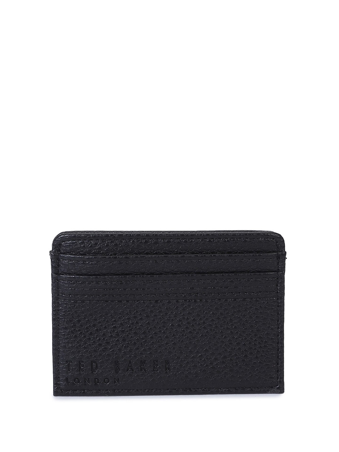 

Ted Baker Textured Leather Cardholder, Black