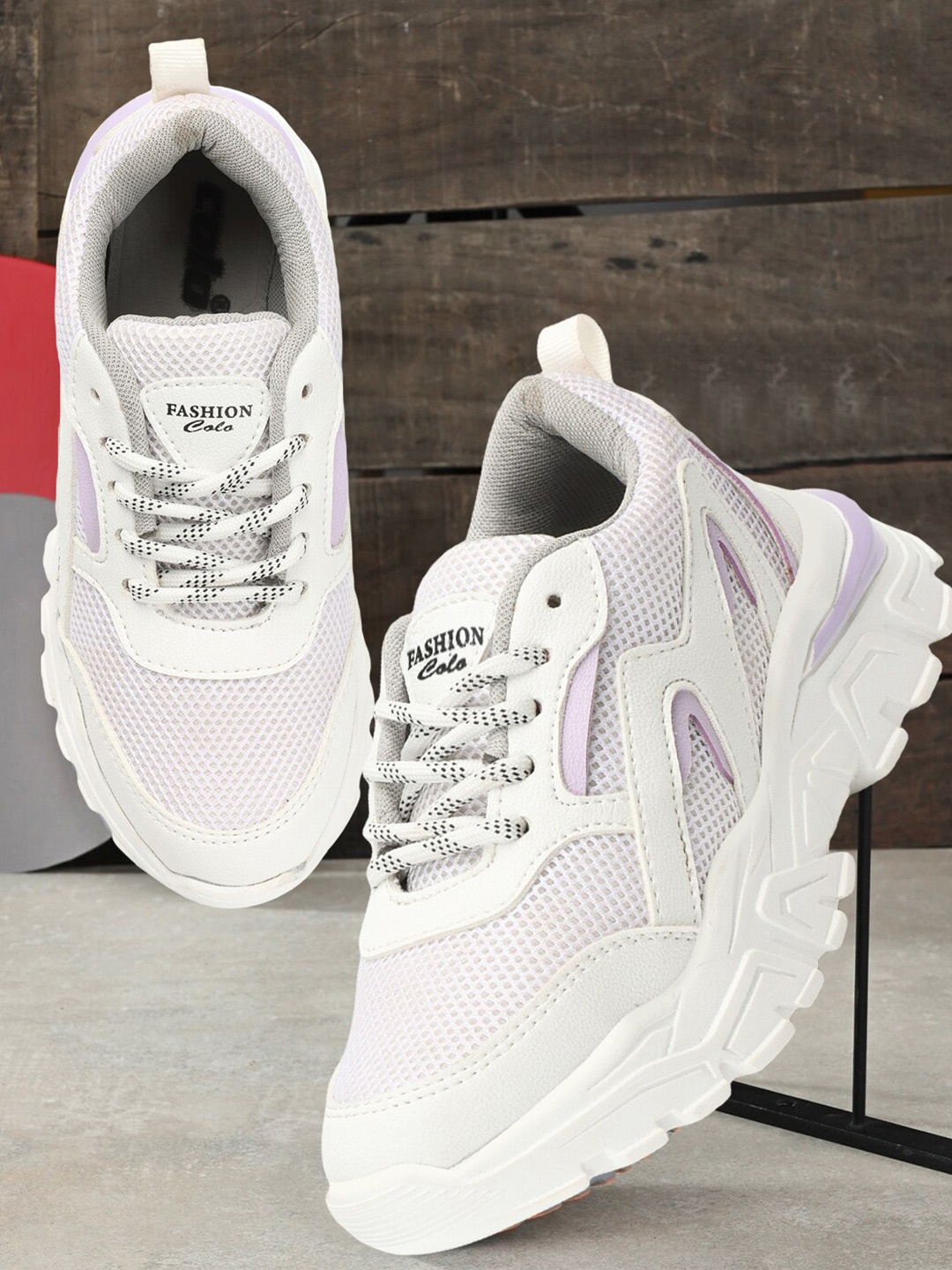

Colo Women Mesh Running Shoes, White