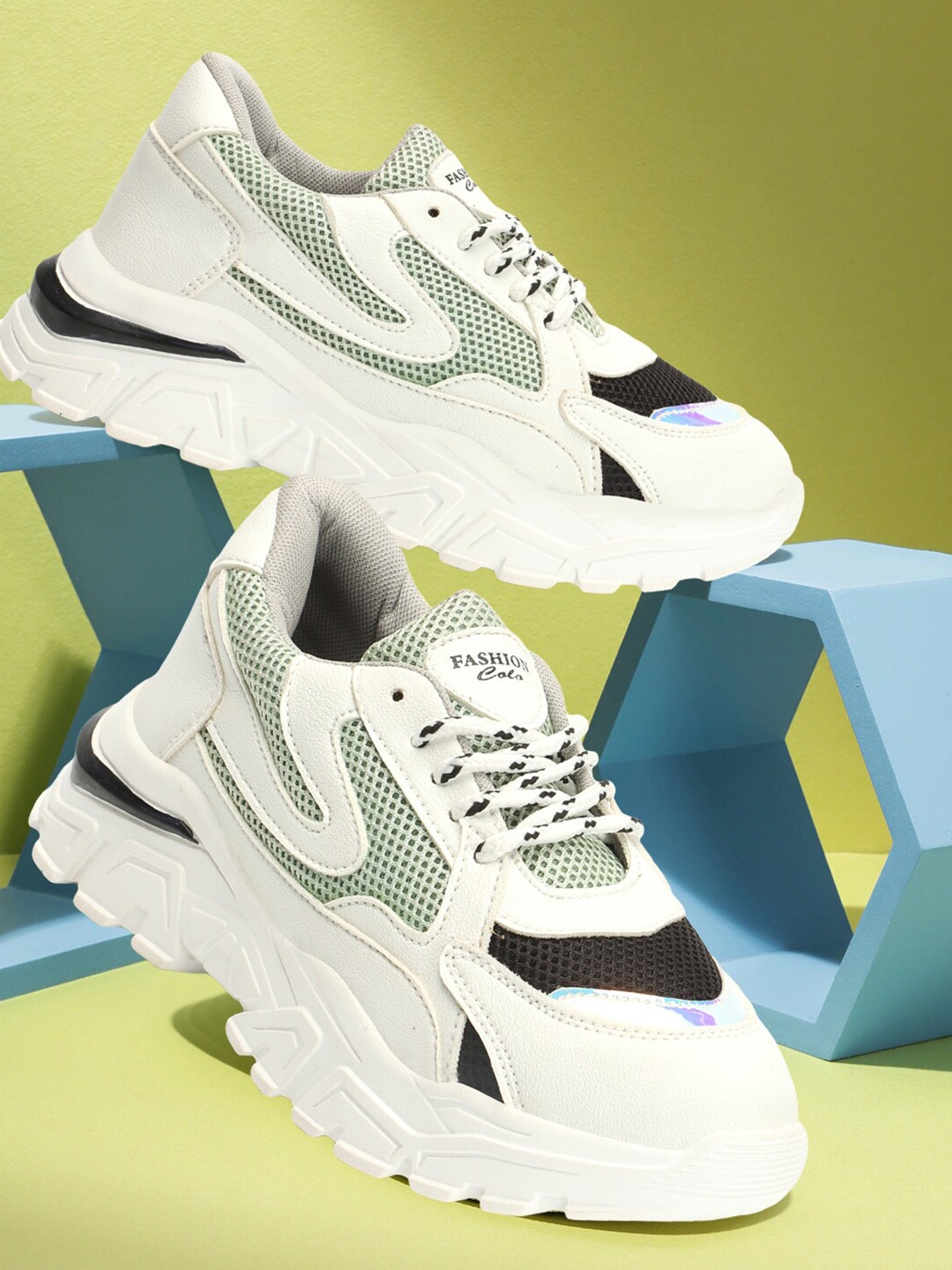 

Colo Women Mesh Running Shoes, Sea green