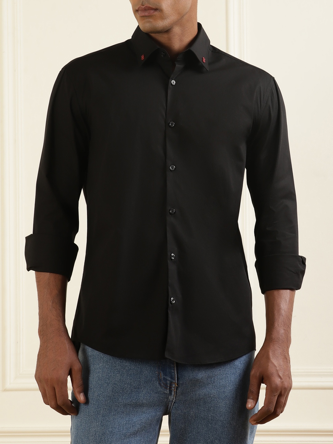 

HUGO Regular Fit Casual Shirt, Black