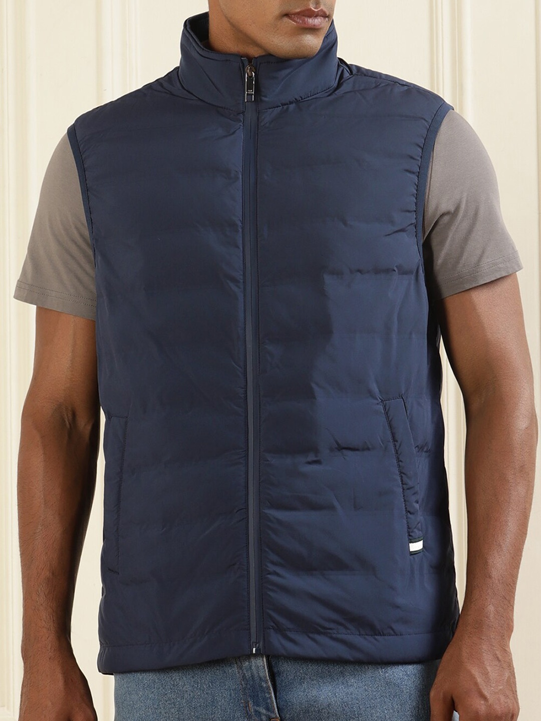 

Ted Baker Mock Collar Lightweight Padded Jacket, Blue
