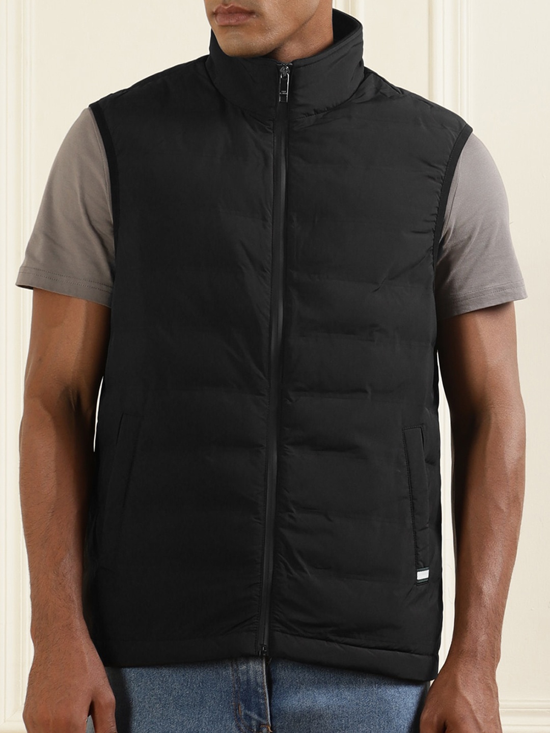 

Ted Baker Mock Collar Lightweight Padded Jacket, Black