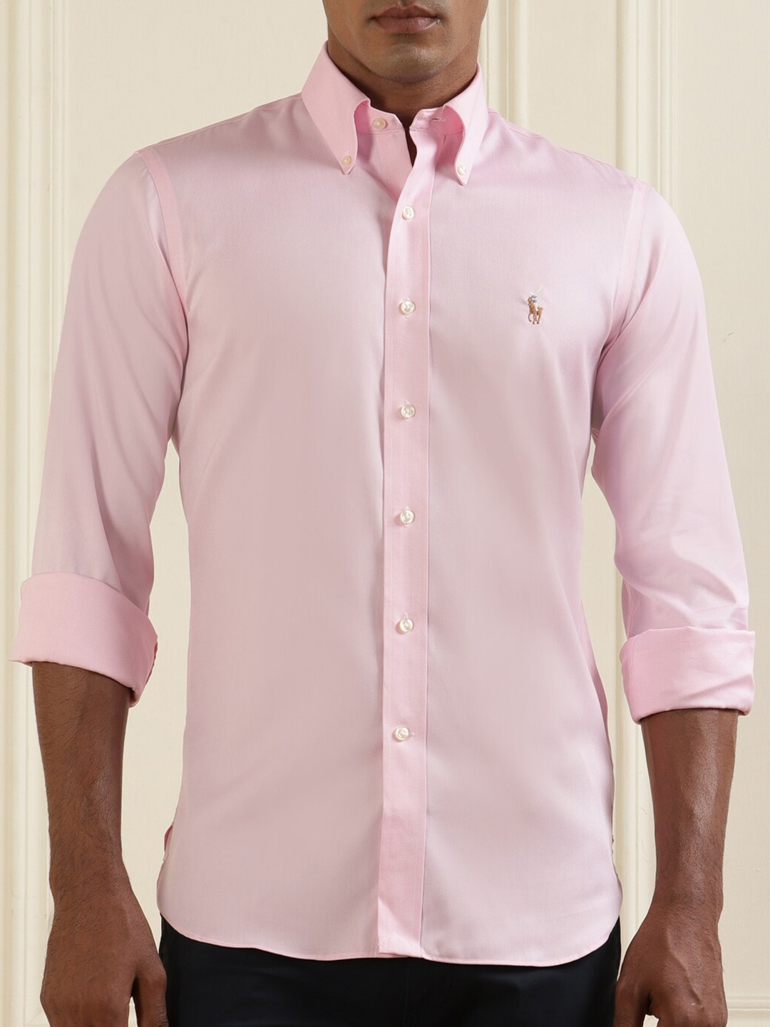 

Polo Ralph Lauren Button-Down Collar Pure Cotton Oxford Formal Shirt, Pink