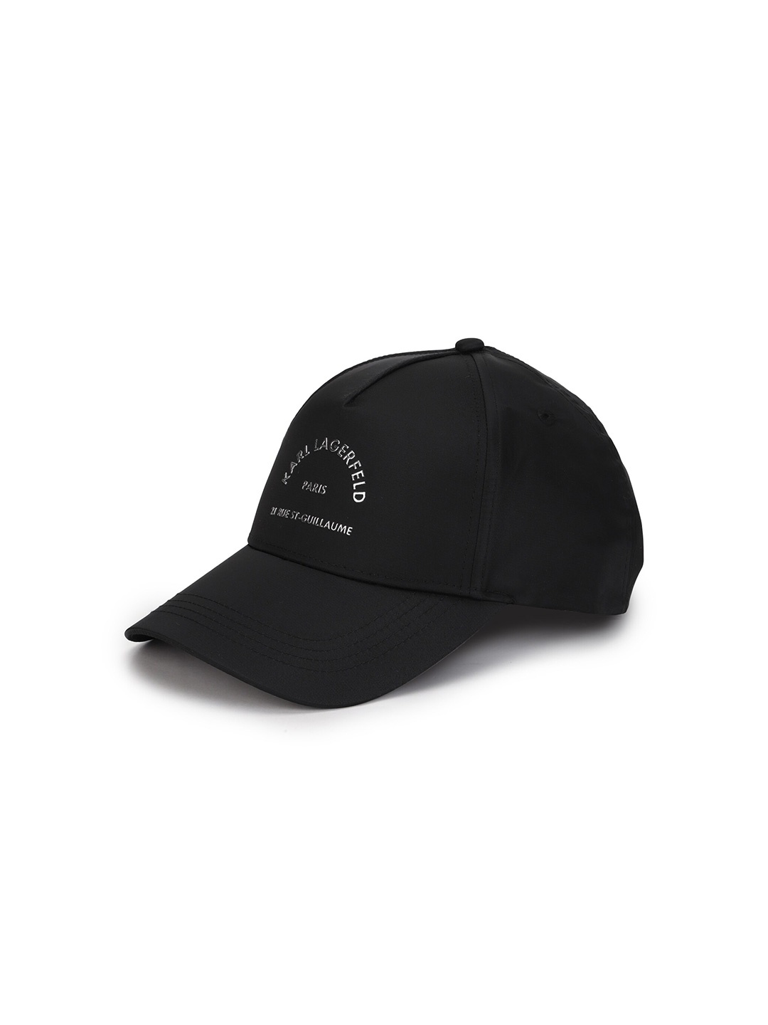 

Karl Lagerfeld Men Arched KARL Branding Baseball Cap, Black
