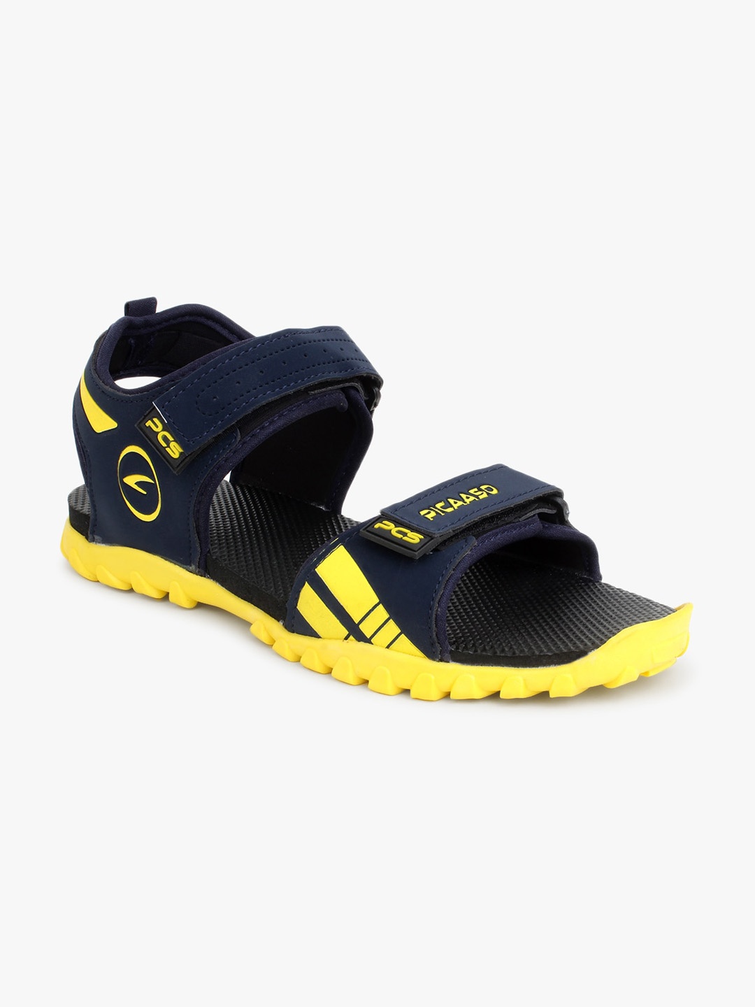 

Airson Men Niwar Colourblocked Sports Sandals, Navy blue