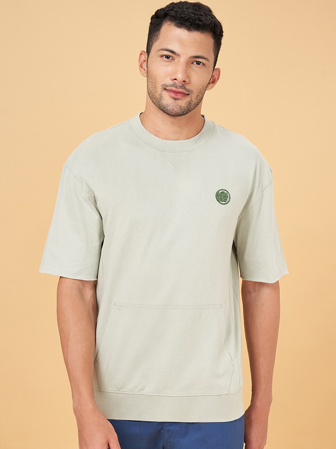 

Urban Ranger by pantaloons Typography Printed Cotton Pullover Sweatshirt, Green