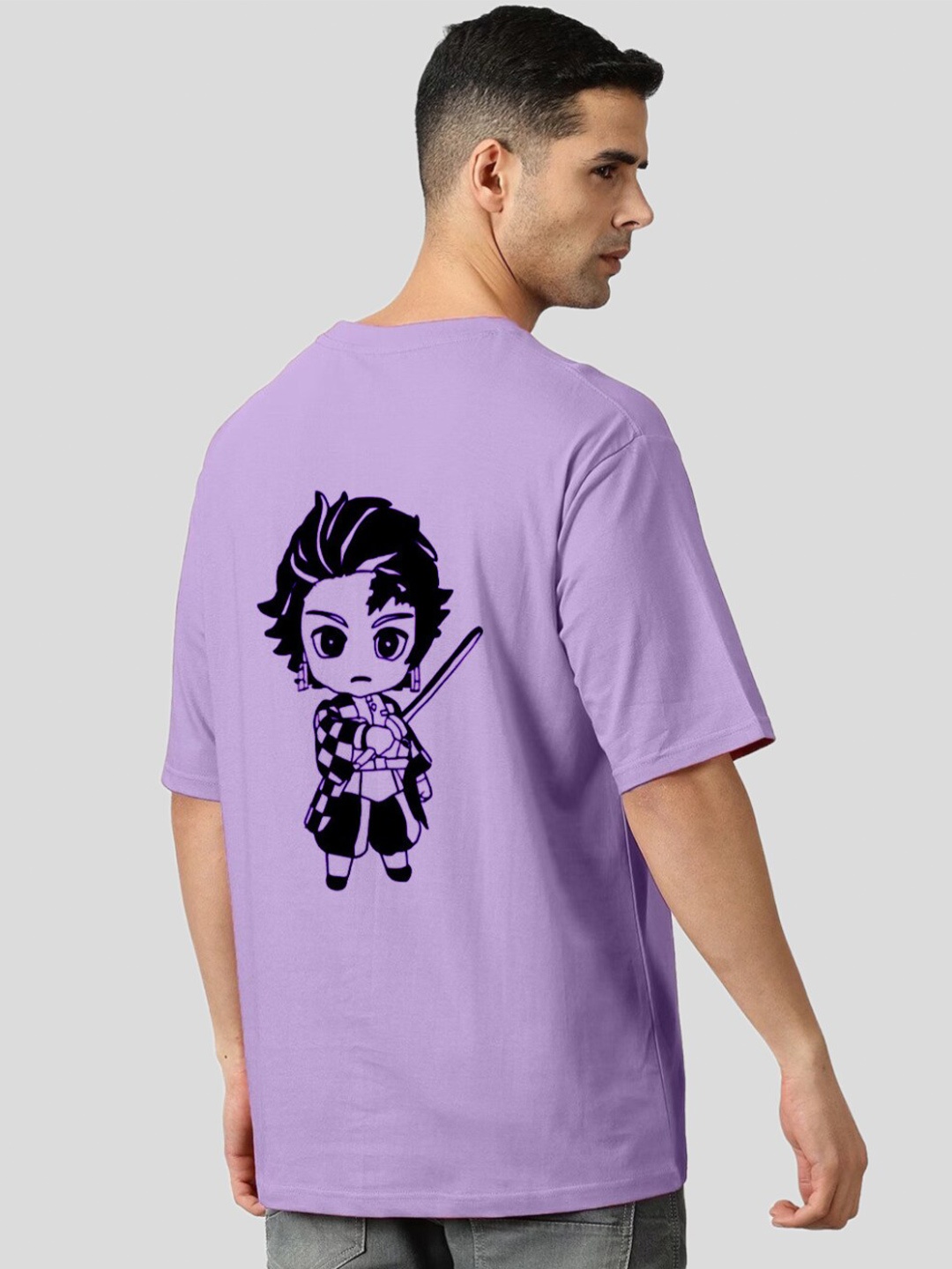 

Elibolz Graphic Printed T-shirt, Lavender