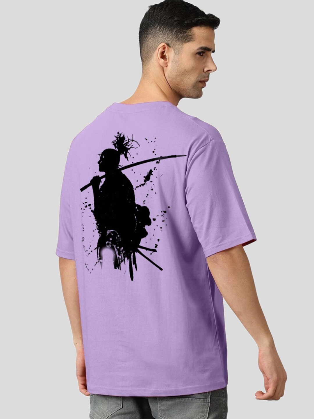 

Elibolz Graphic Printed T-shirt, Lavender