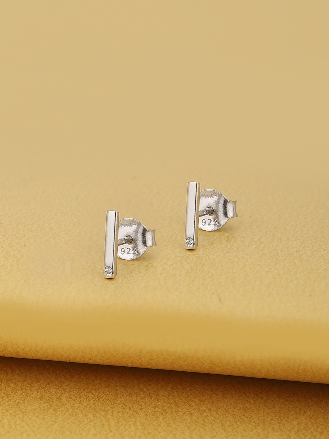 

Carlton London Rhodium-Plated 925 Sterling Silver Contemporary Studs