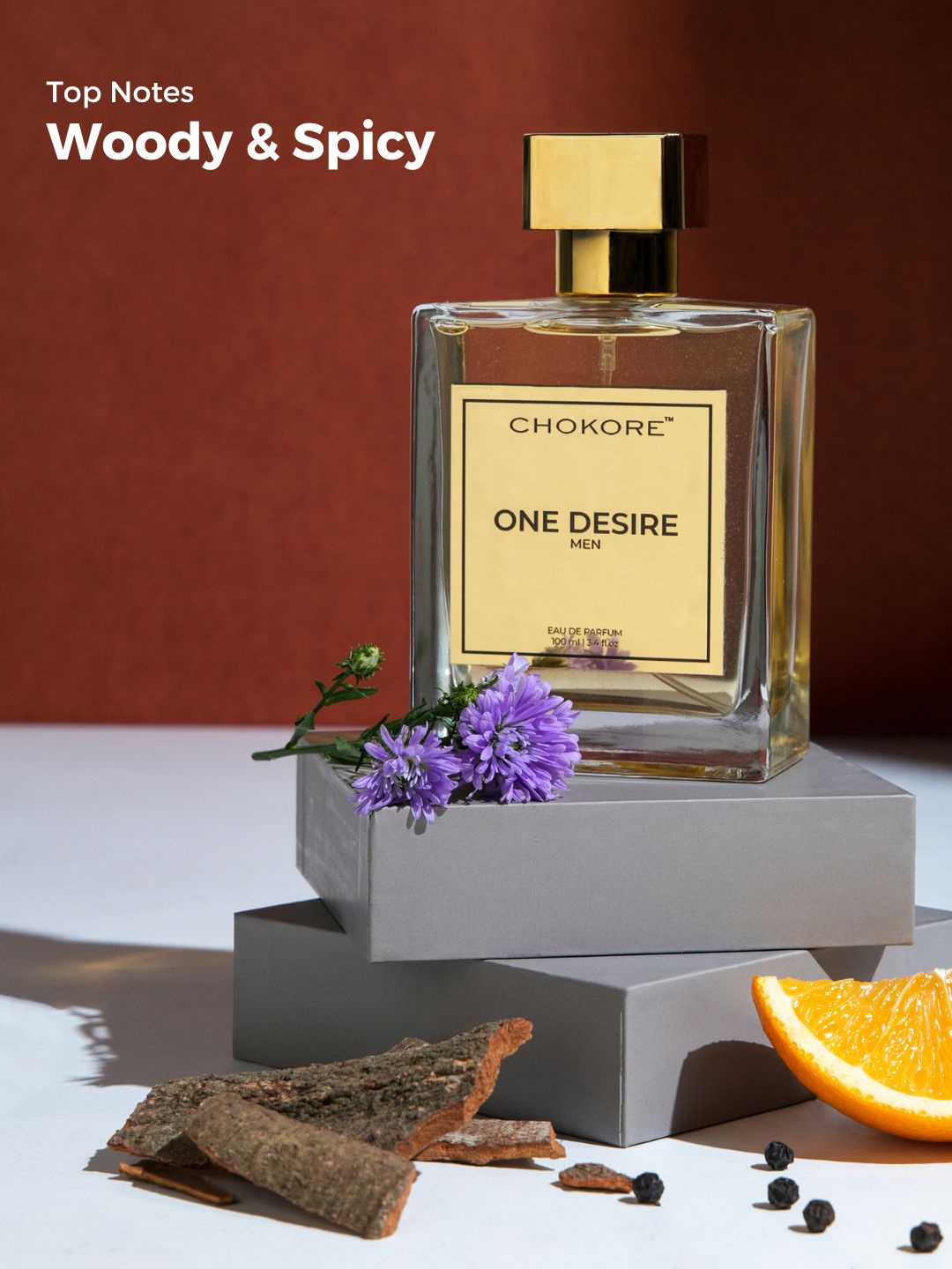 

CHOKORE One Desire Eau De Perfume - 100ml, Yellow