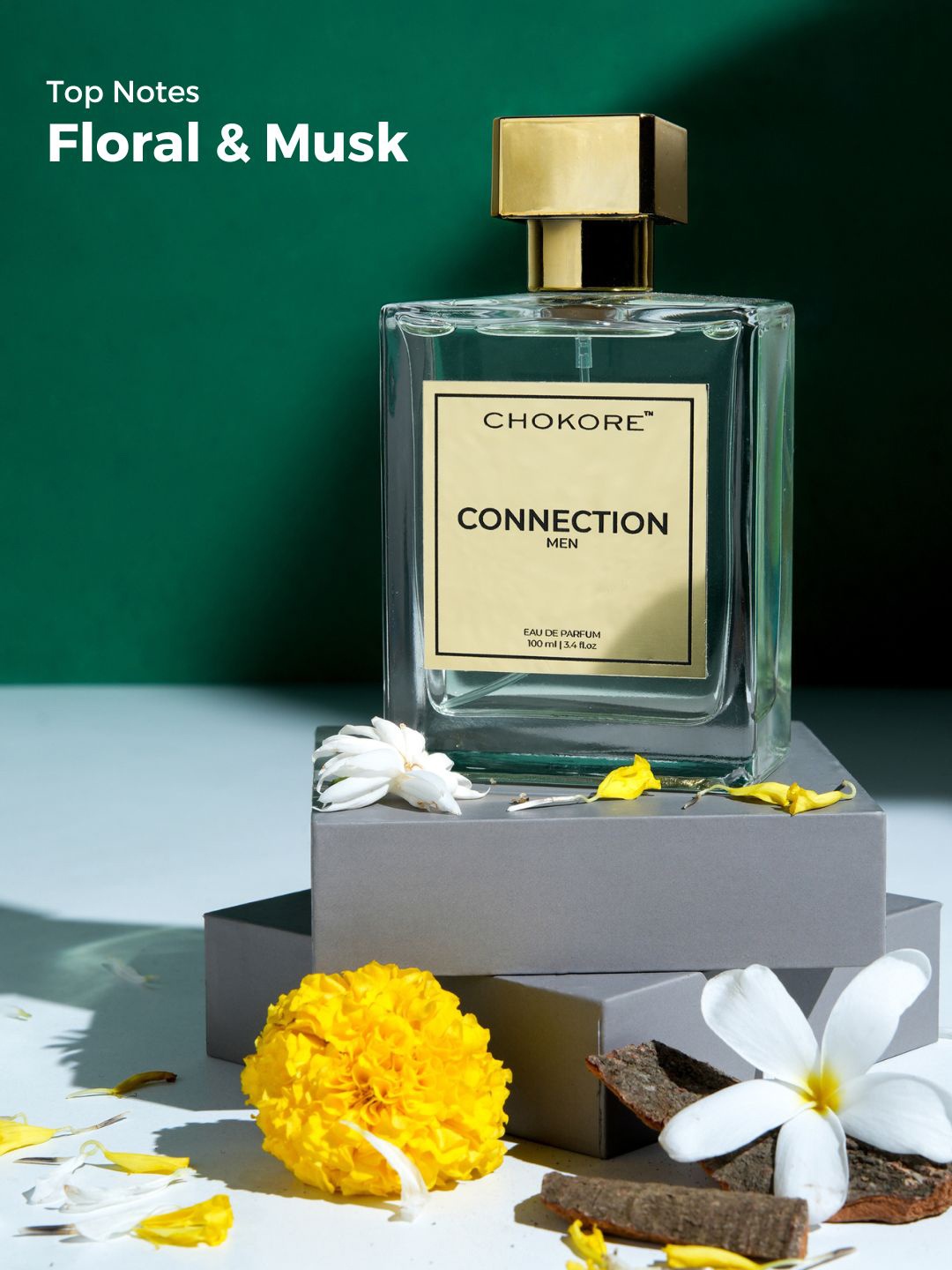 

CHOKORE Men Connection Eau De Perfume - 100ml, Transparent