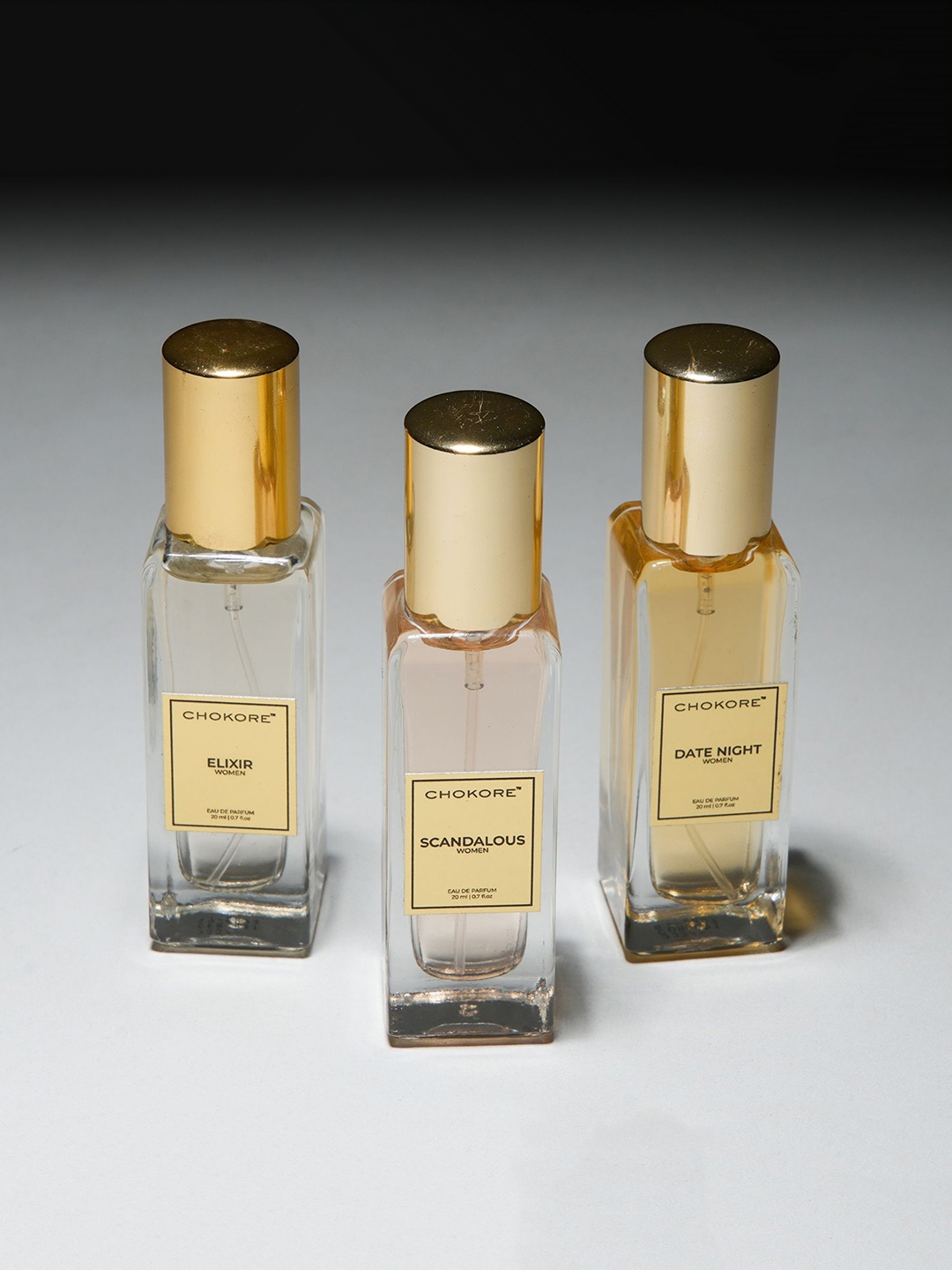 

CHOKORE Set Of 3 Elixir-Scandalous-Date Night Eau De Perfume - 20ml Each, Na