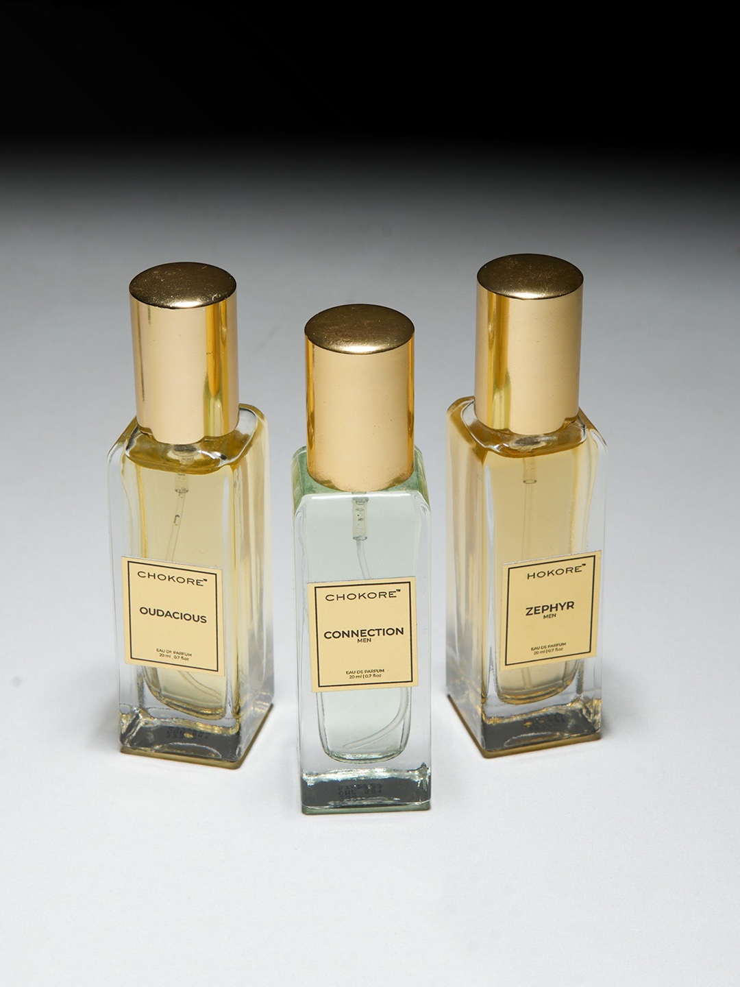 

CHOKORE Set Of 3 Oudacious-Zephyr-Connection Eau De Perfume - 20ml Each, Na