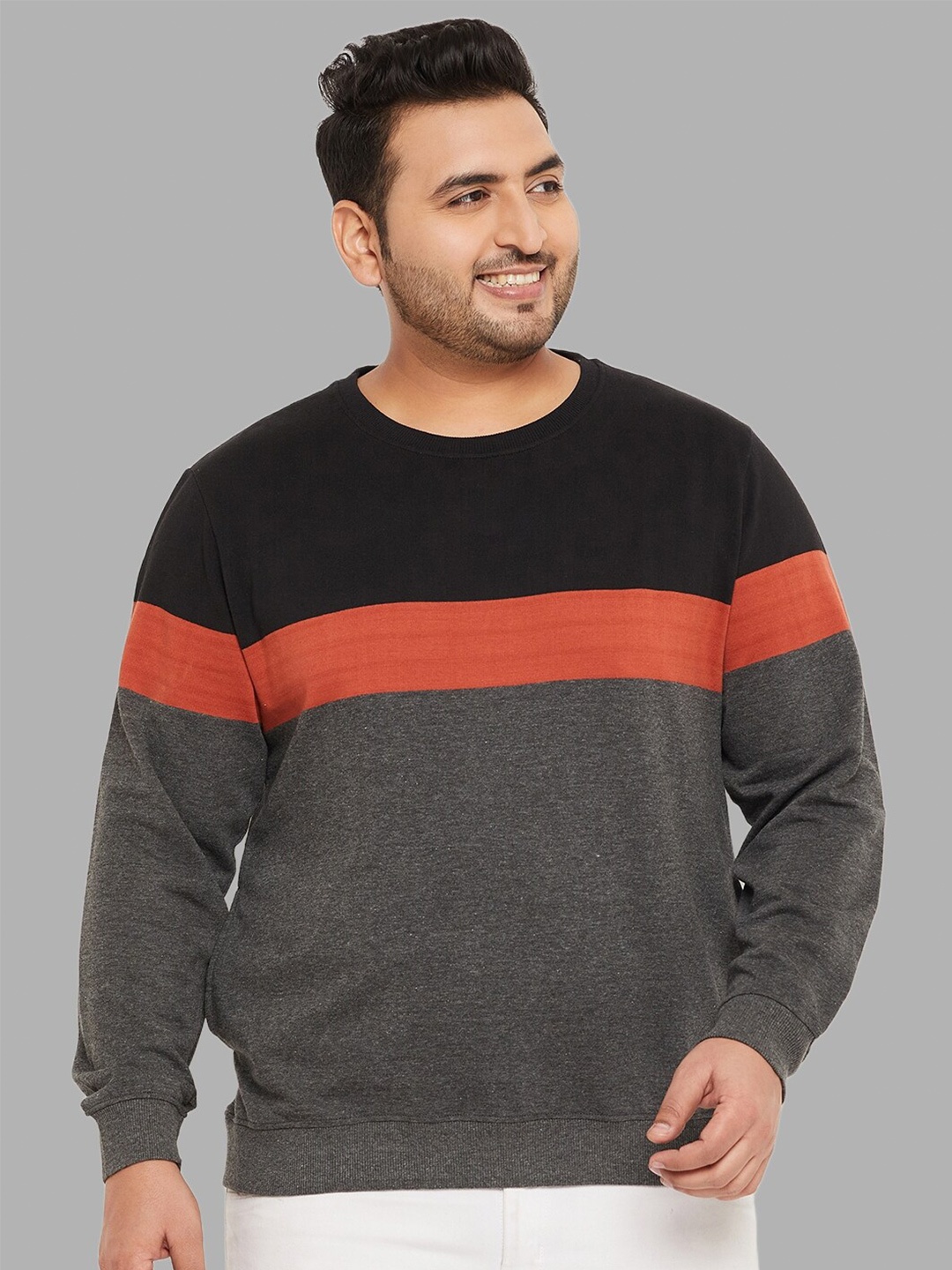 

AUSTIVO Colourblocked Sweatshirt, Black