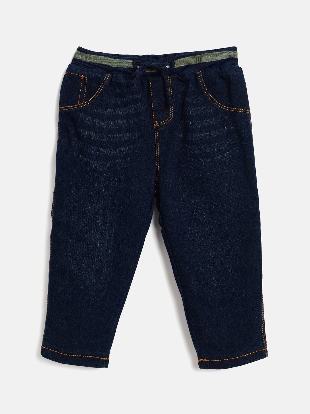 

JWAAQ Unisex Kids Mid-Rise Clean LookStretchable Jeans, Blue