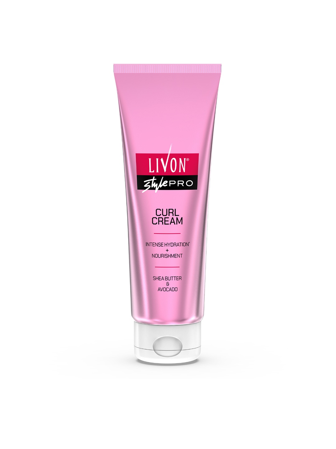

Livon Style Pro Curl Defining Cream for Curly Wavy Hair With Shea Butter & Avocado - 100ml, Pink