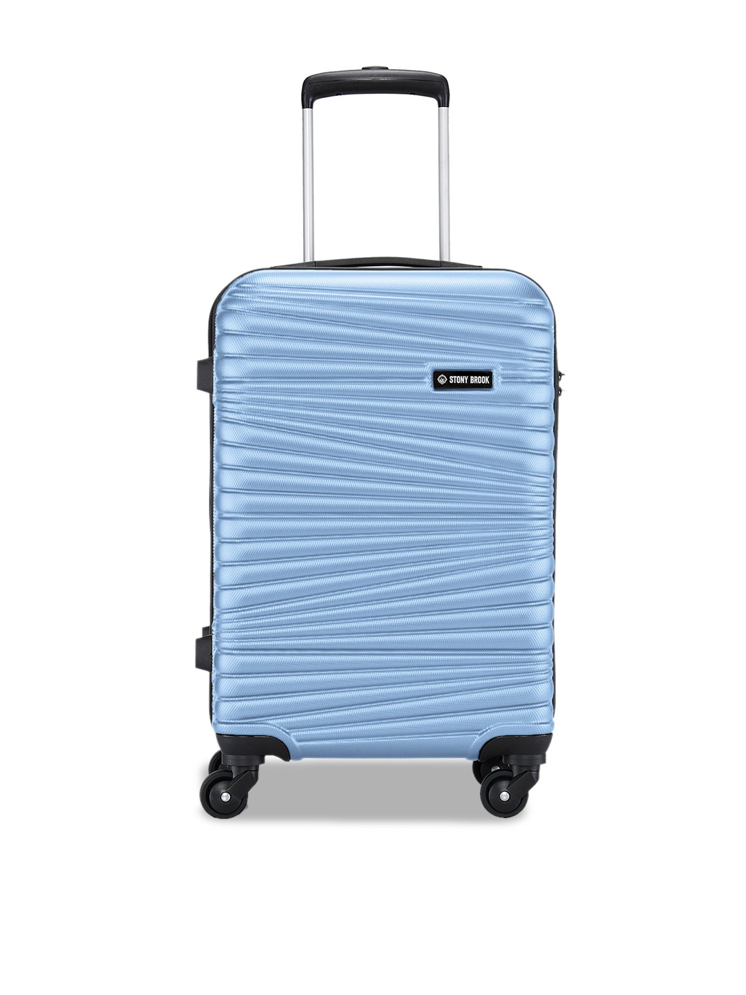 

Stony Brook by Nasher Miles Textured Hard Side Blue Trolley Bag - 50 Liters