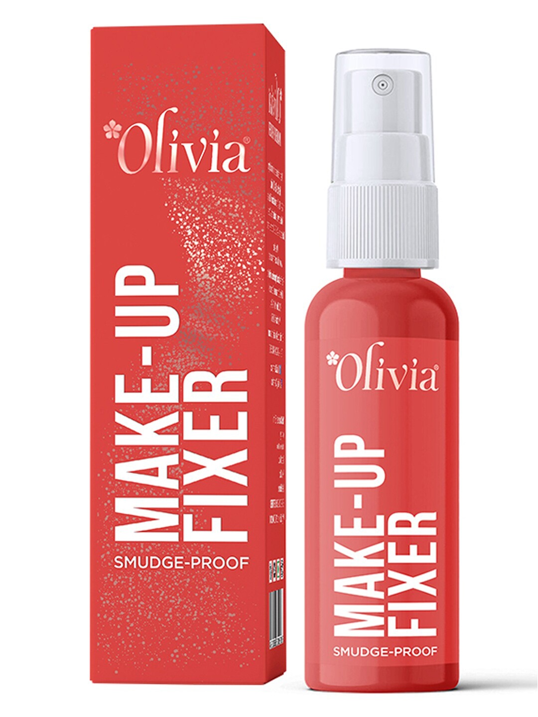 

Olivia Smudge Proof & Non-Sticky Makeup Fixer Spray with Vitamin E - 50 ml, Red