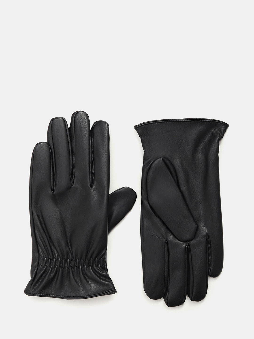 

Jack & Jones Cuffed Winter Hand Gloves, Black