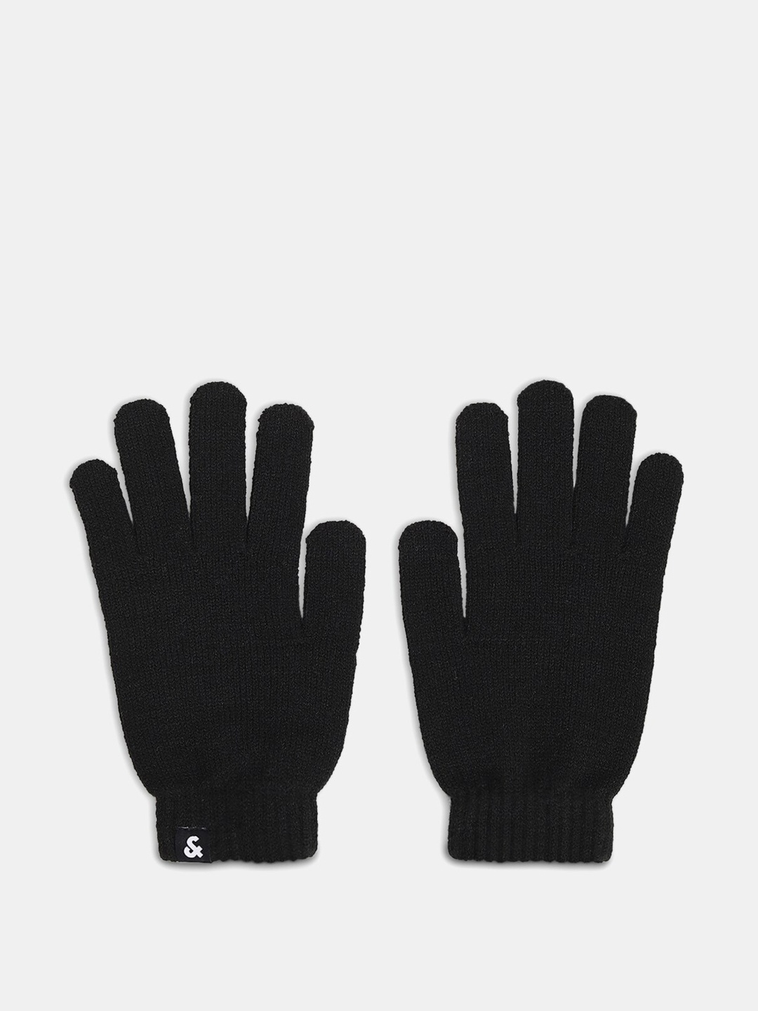 

Jack & Jones Men Knitted Hand Gloves, Black