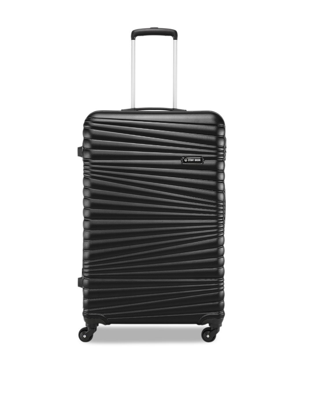 

Stony Brook by Nasher Miles Textured Hard-sided Large Trolley Suitcase, Black