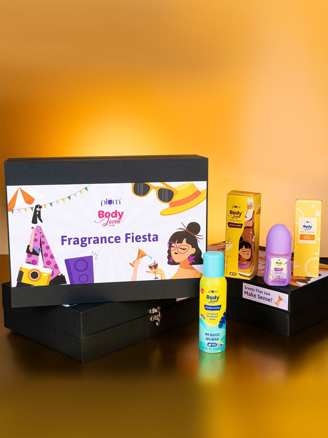 

Plum BodyLovin' Fragrance Fiesta Gift Set - 4 Pcs, Na