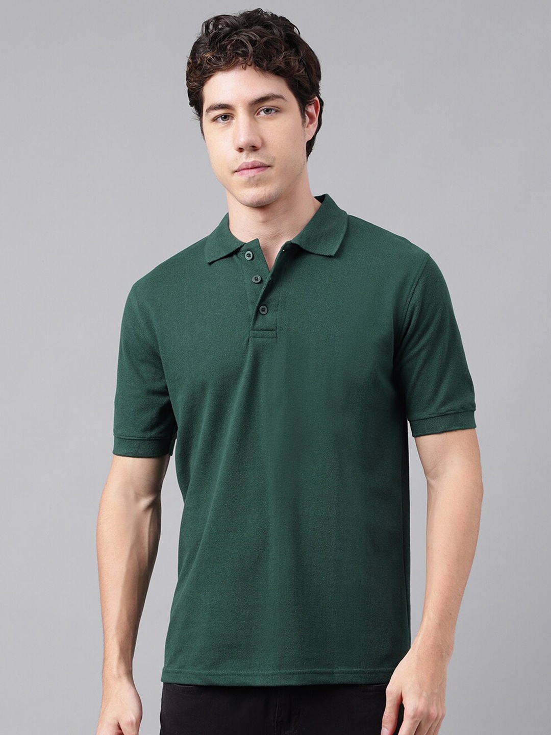 

FLAMBOYANT Polo Collar T-shirt, Green