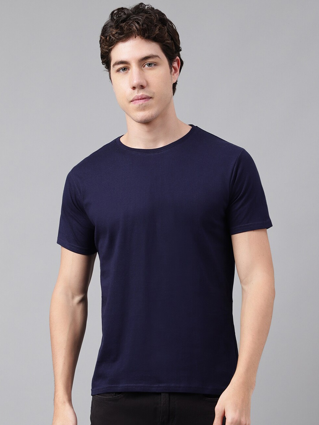 

FLAMBOYANT Round Neck T-shirt, Navy blue