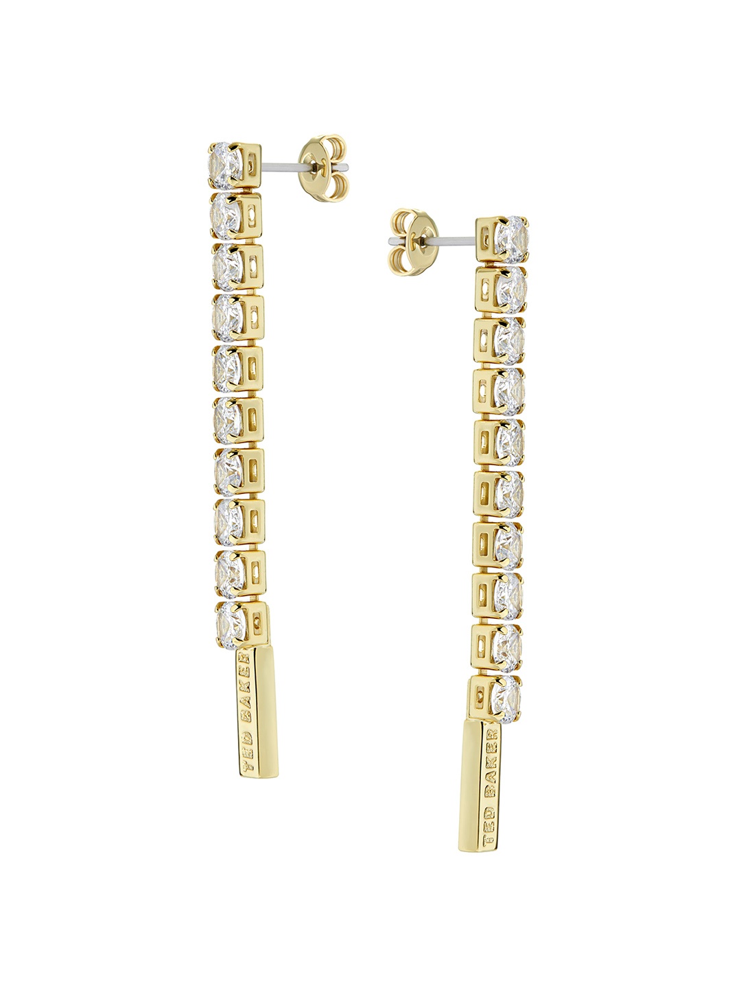 

Ted Baker Gold-Plated Contemporary Drop Earrings