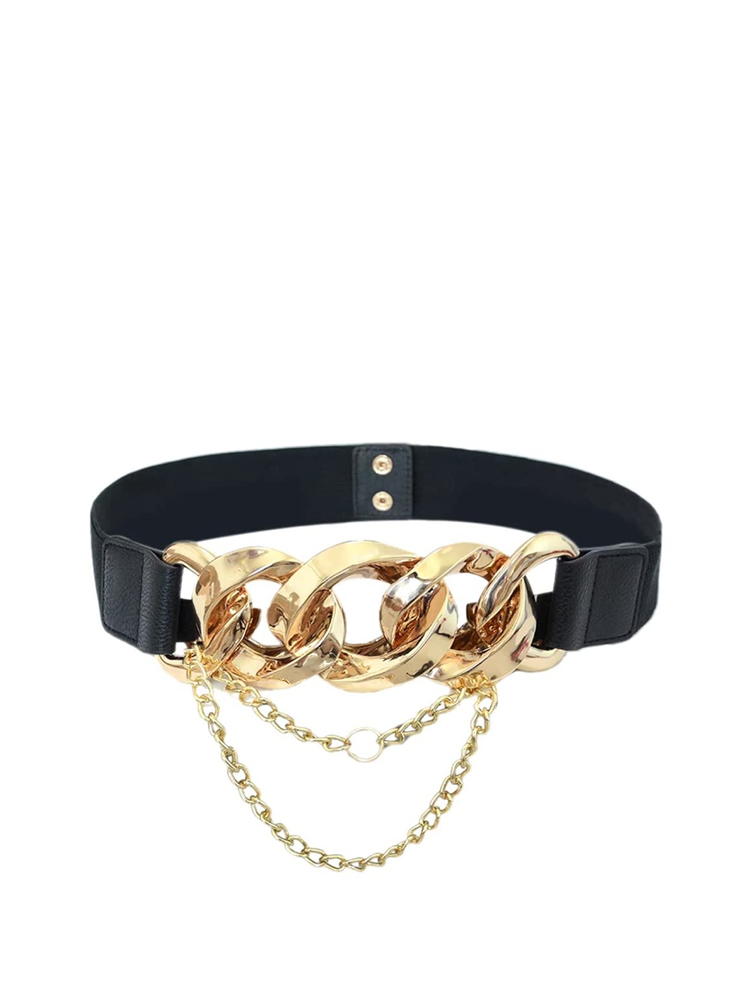 

Zacharias Women Textured Statement Belt, Black