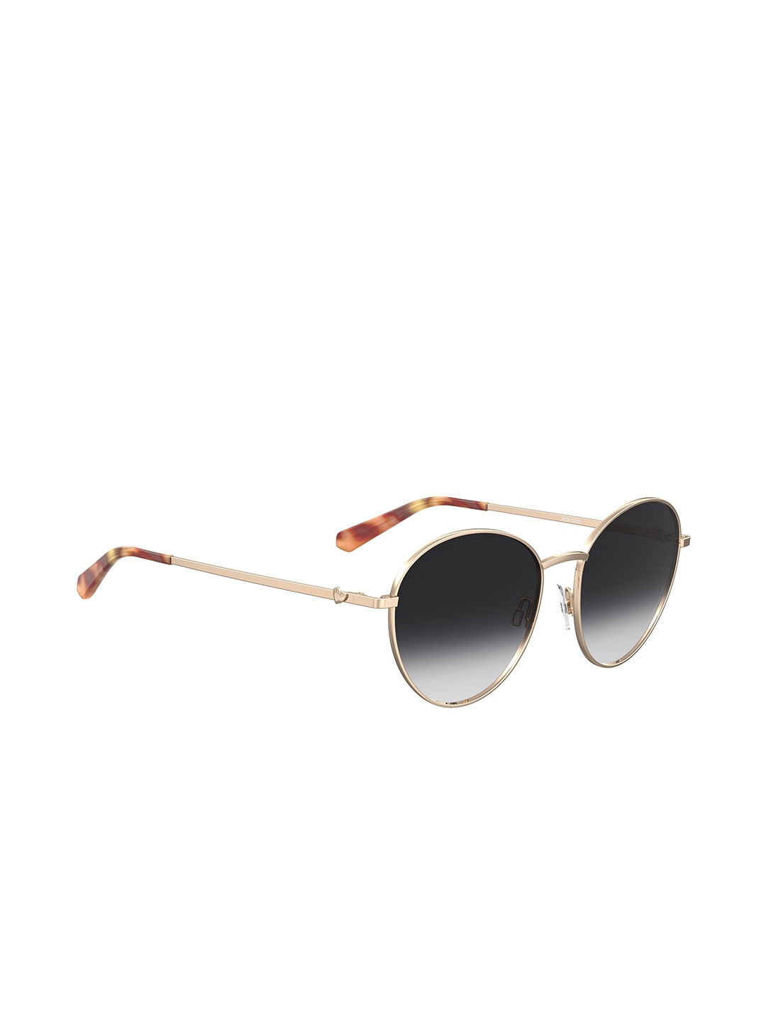 

MOSCHINO LOVE Women Round Sunglasses With UV Protected Lens, Grey
