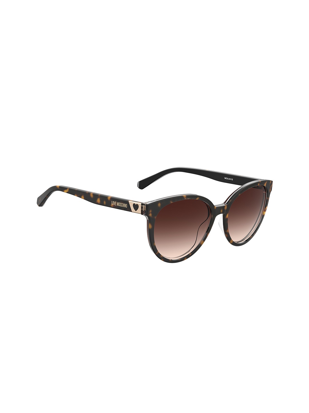 

MOSCHINO LOVE Women Brown Lens & Black Butterfly Sunglasses with UV Protected Lens