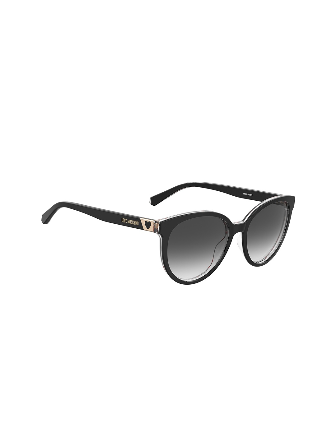 

MOSCHINO LOVE Women Grey Lens & Black Butterfly Sunglasses with UV Protected Lens