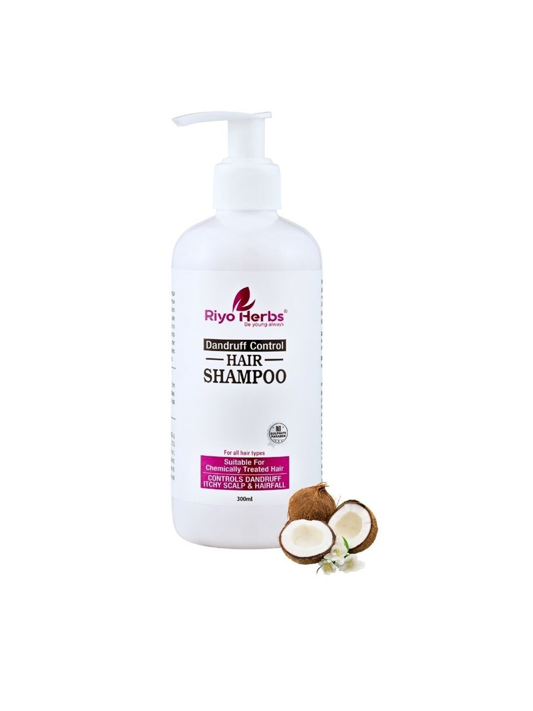 

Riyo Herbs Dandruff Control Hair Shampoo - 300ml, White