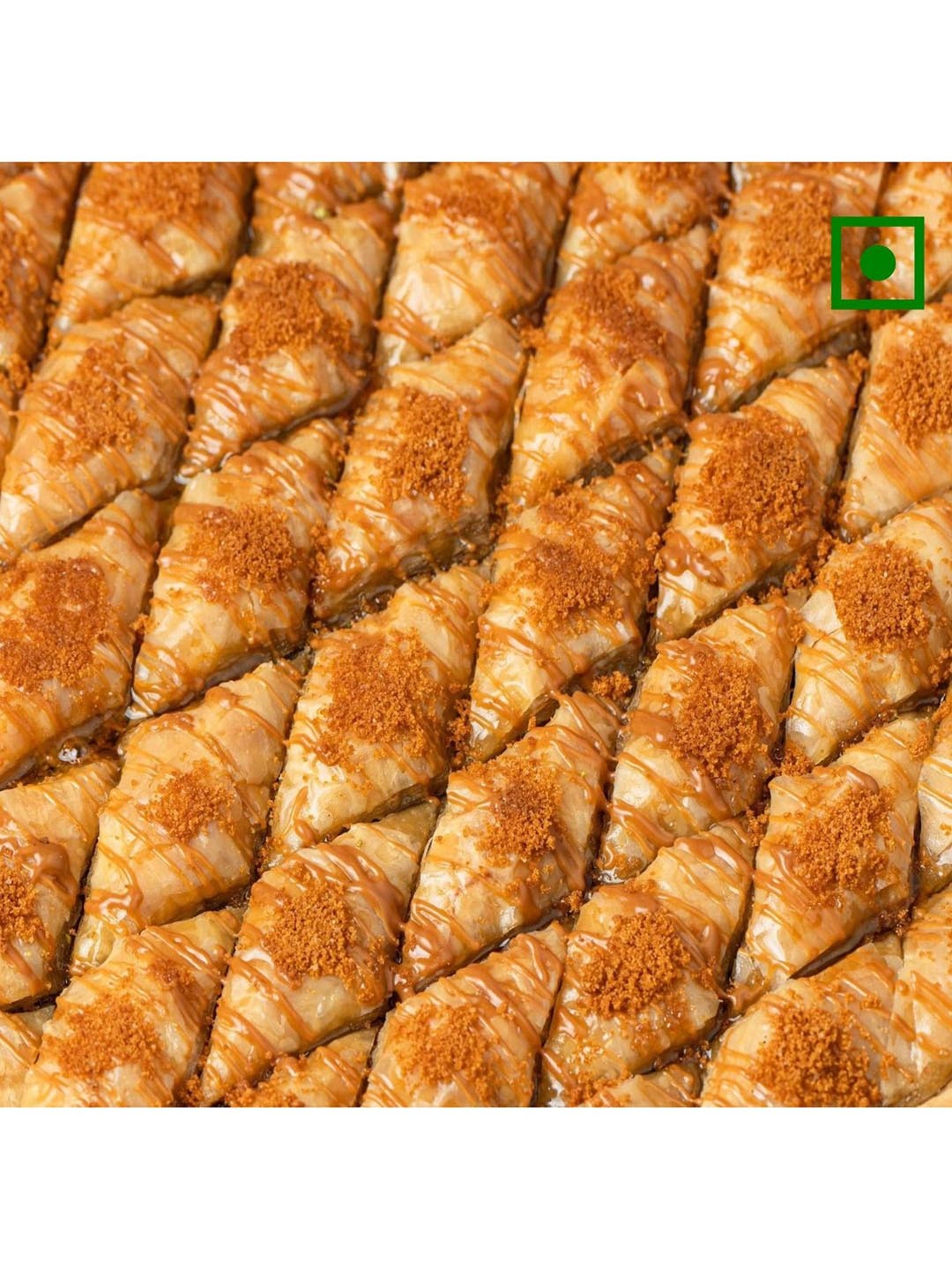 

The Baklava Box Biscoff Sweets-500gm, Yellow
