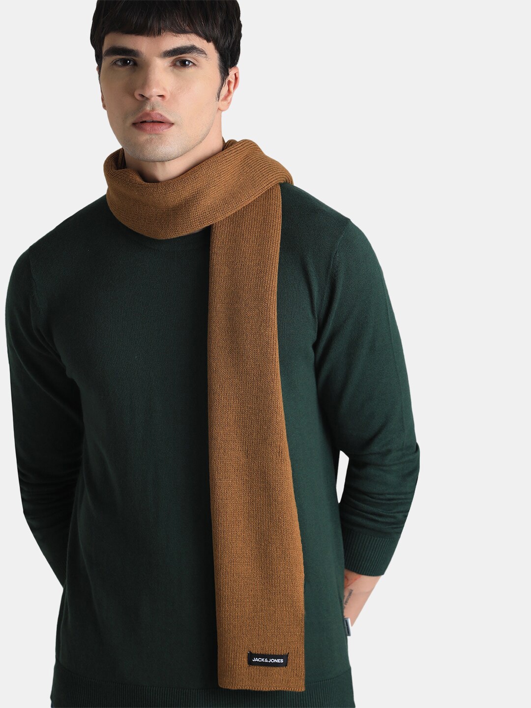 

Jack & Jones Men Acrylic Scarf, Brown