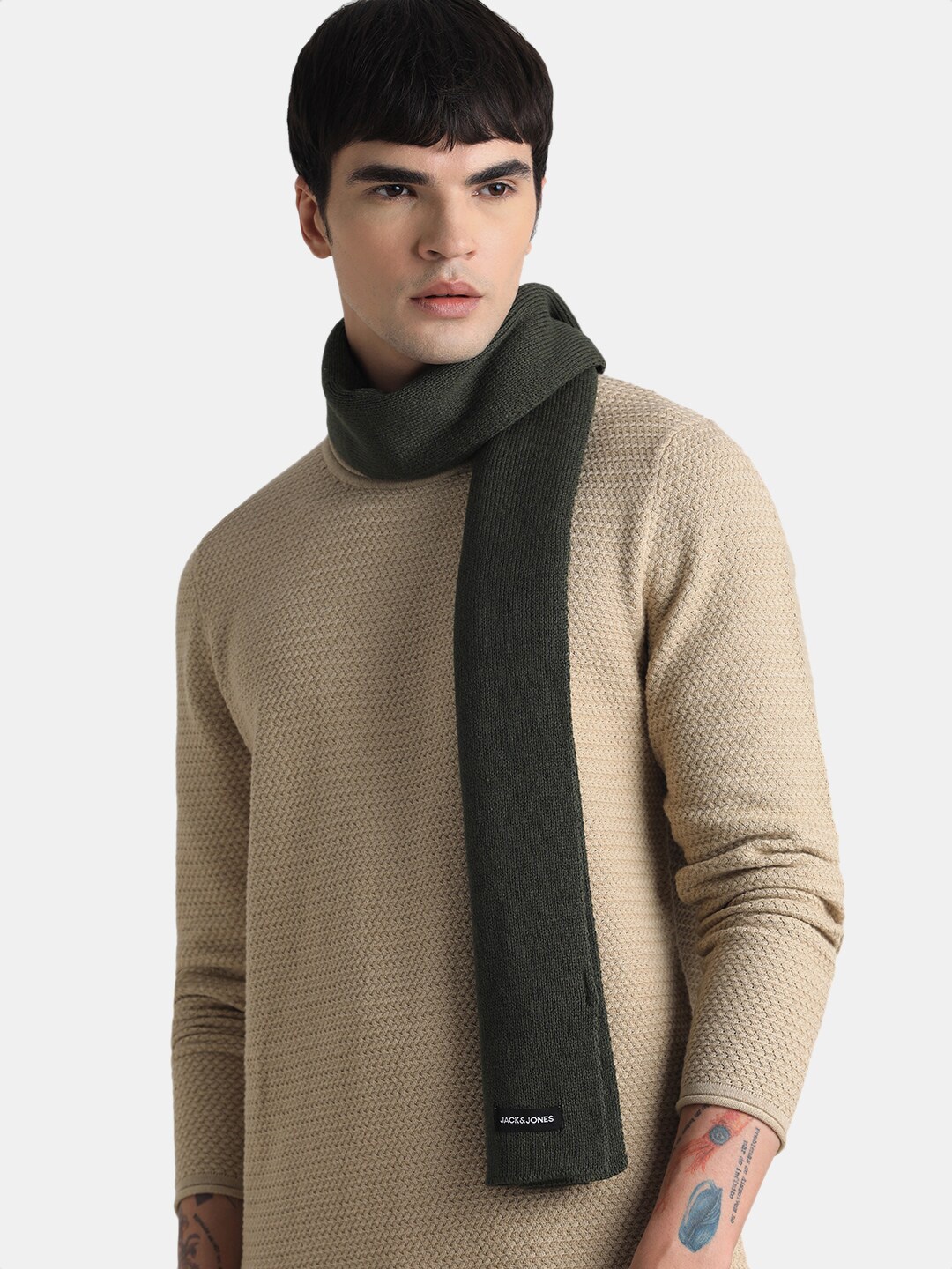 

Jack & Jones Acrylic Scarf, Green