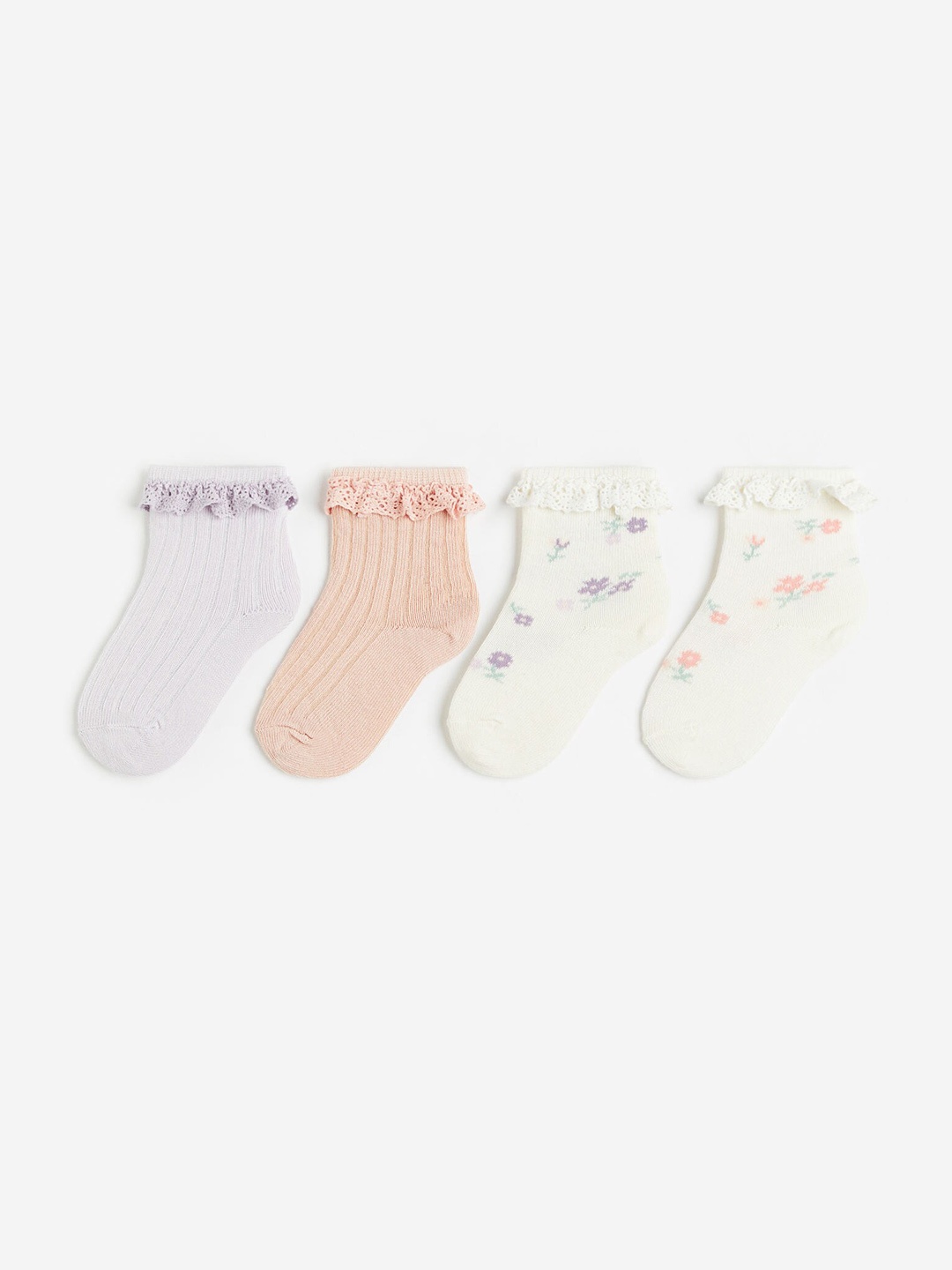 

H&M Boys 4-Pack Socks, Purple