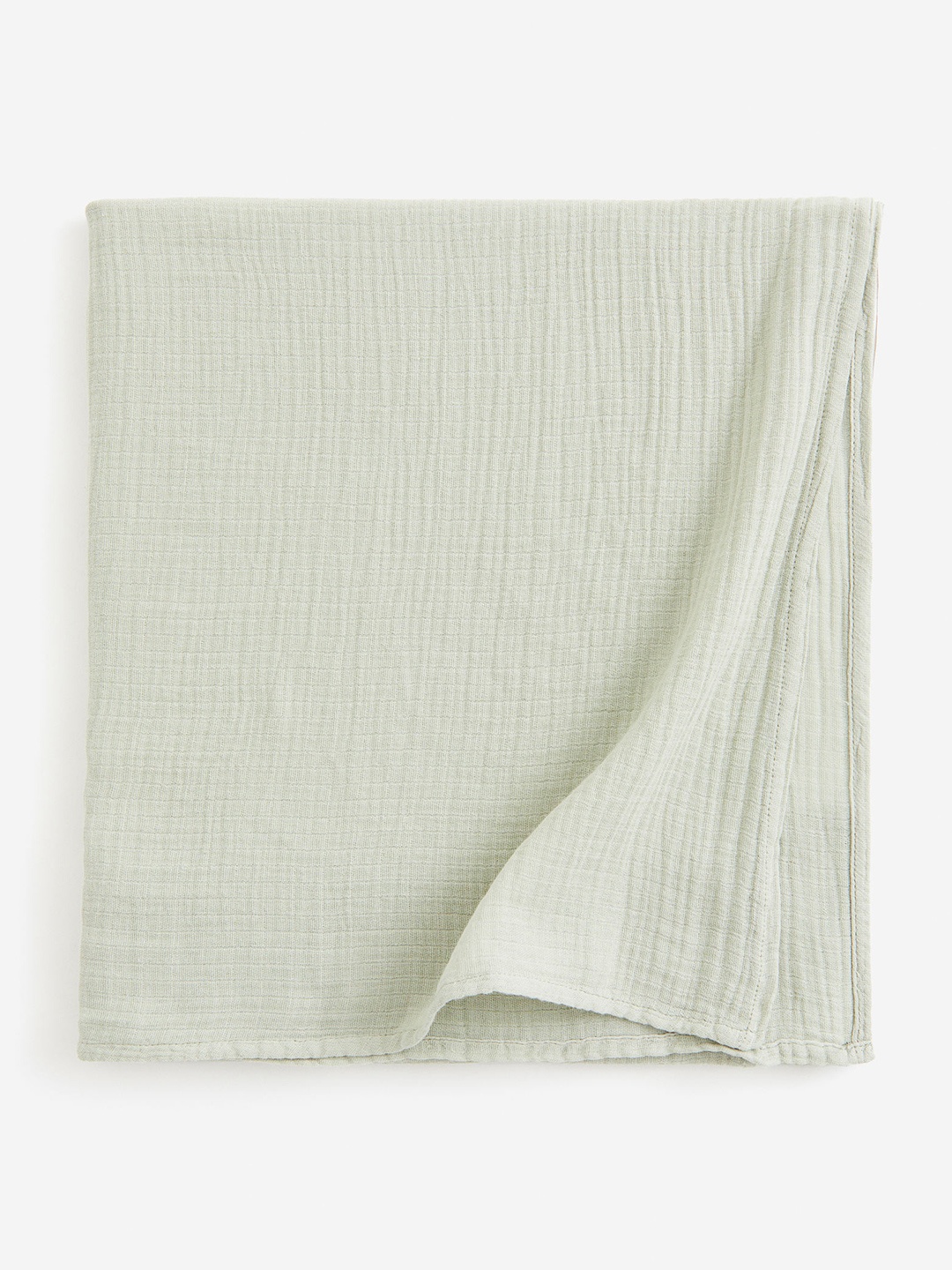 

H&M Girls Green Pure Cotton Muslin Comfort Blanket