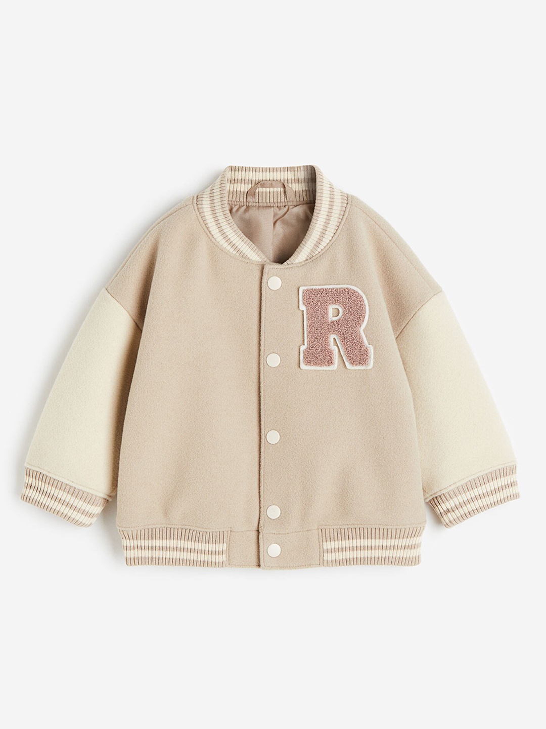 

H&M Boys Lined Basketball Jackets, Beige