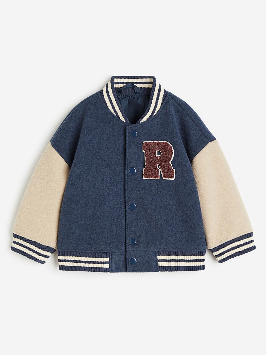 

H&M Boys Lined Basketball Jackets, Navy blue