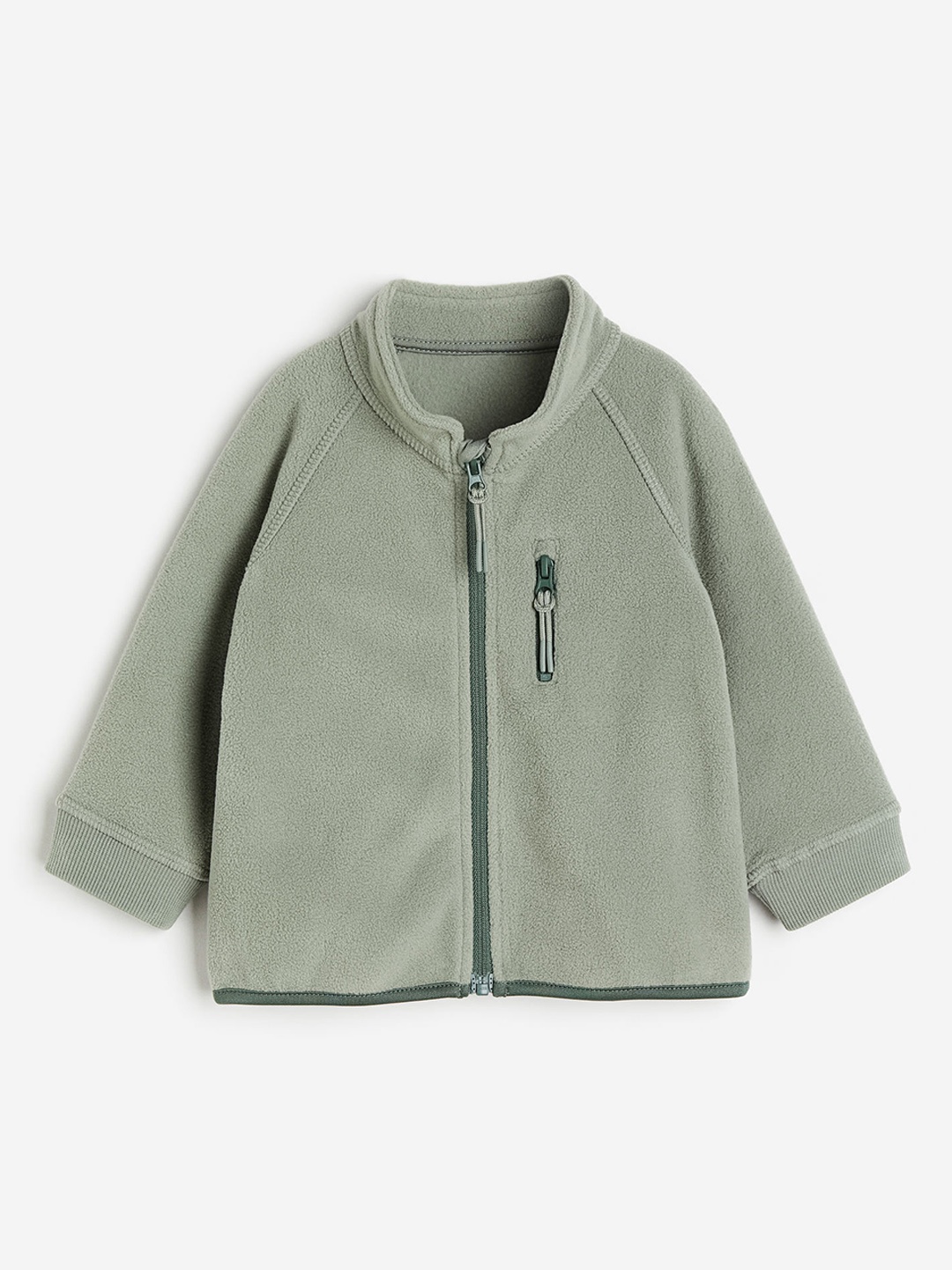 

H&M Boys Fleece Jackets, Green