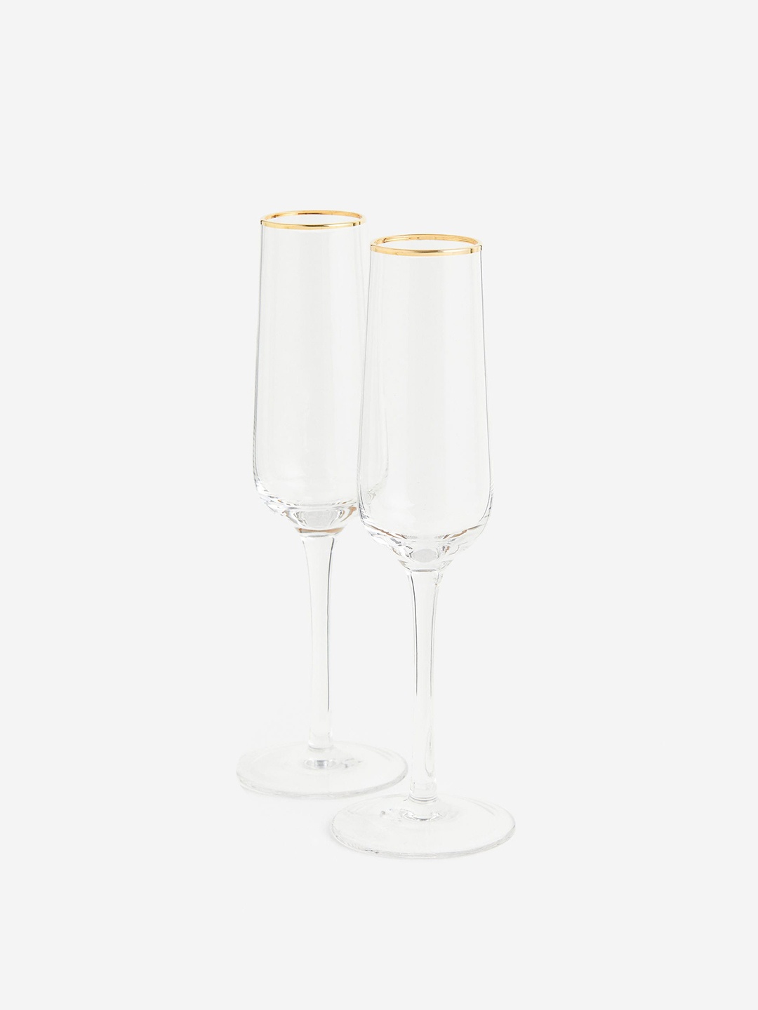 

H&M Transparent 2-Pack Champagne Flutes