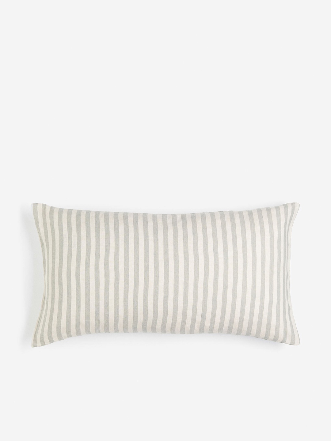 

H&M Beige & Green Striped Cushion Cover