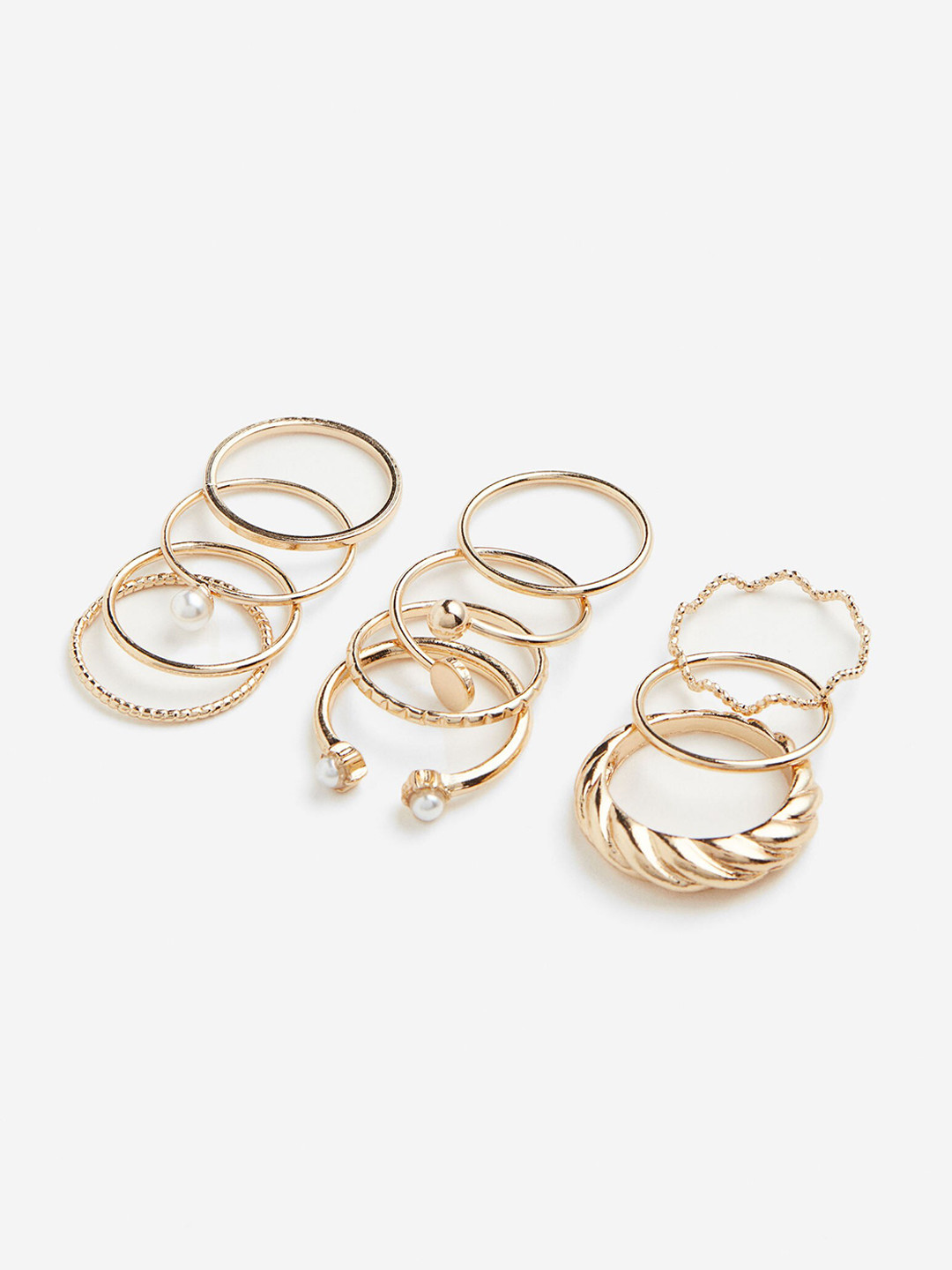 

H&M Women 11-Pack Rings, Gold
