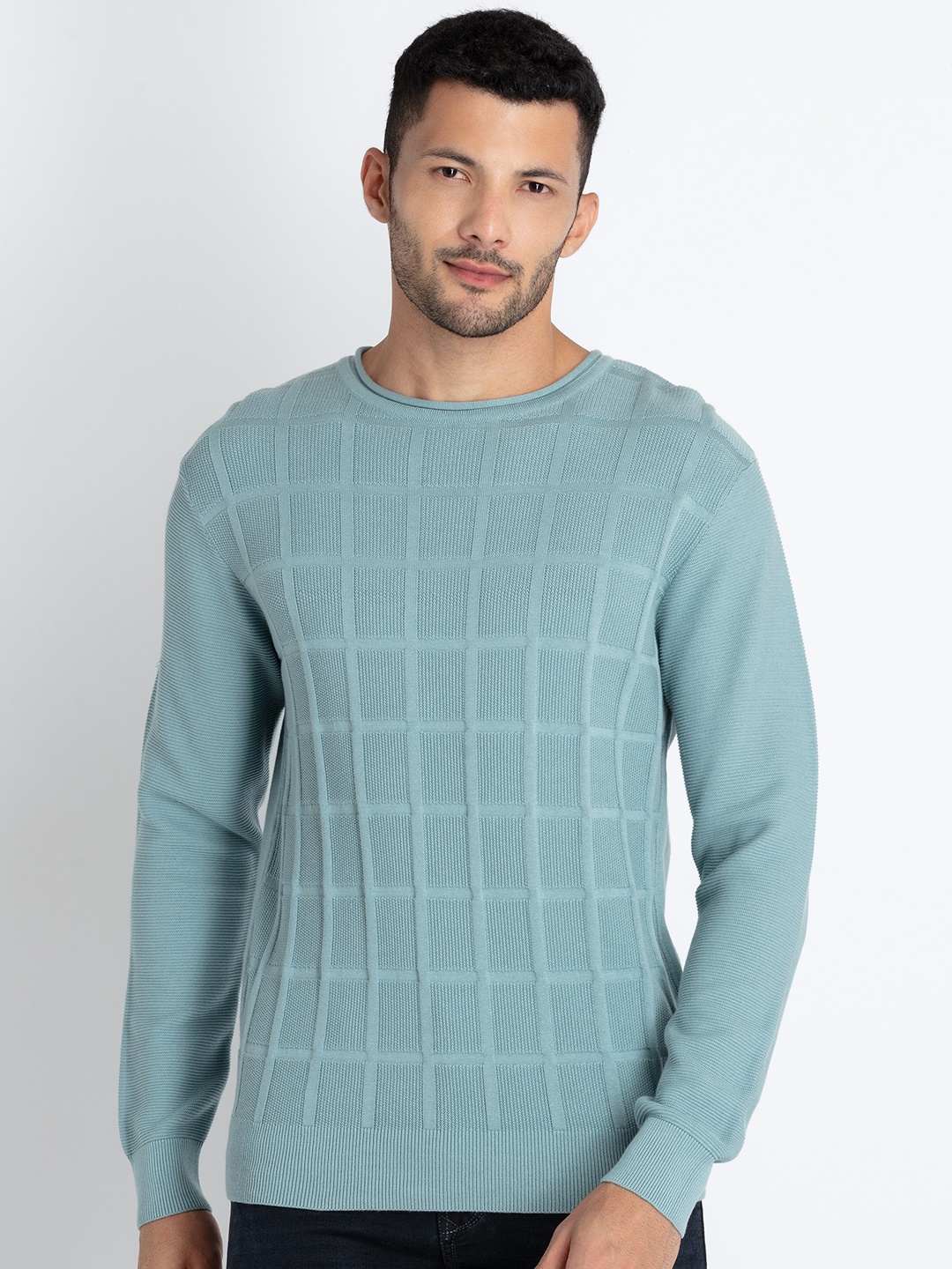 

Status Quo Self Designed Cotton Pullover, Green