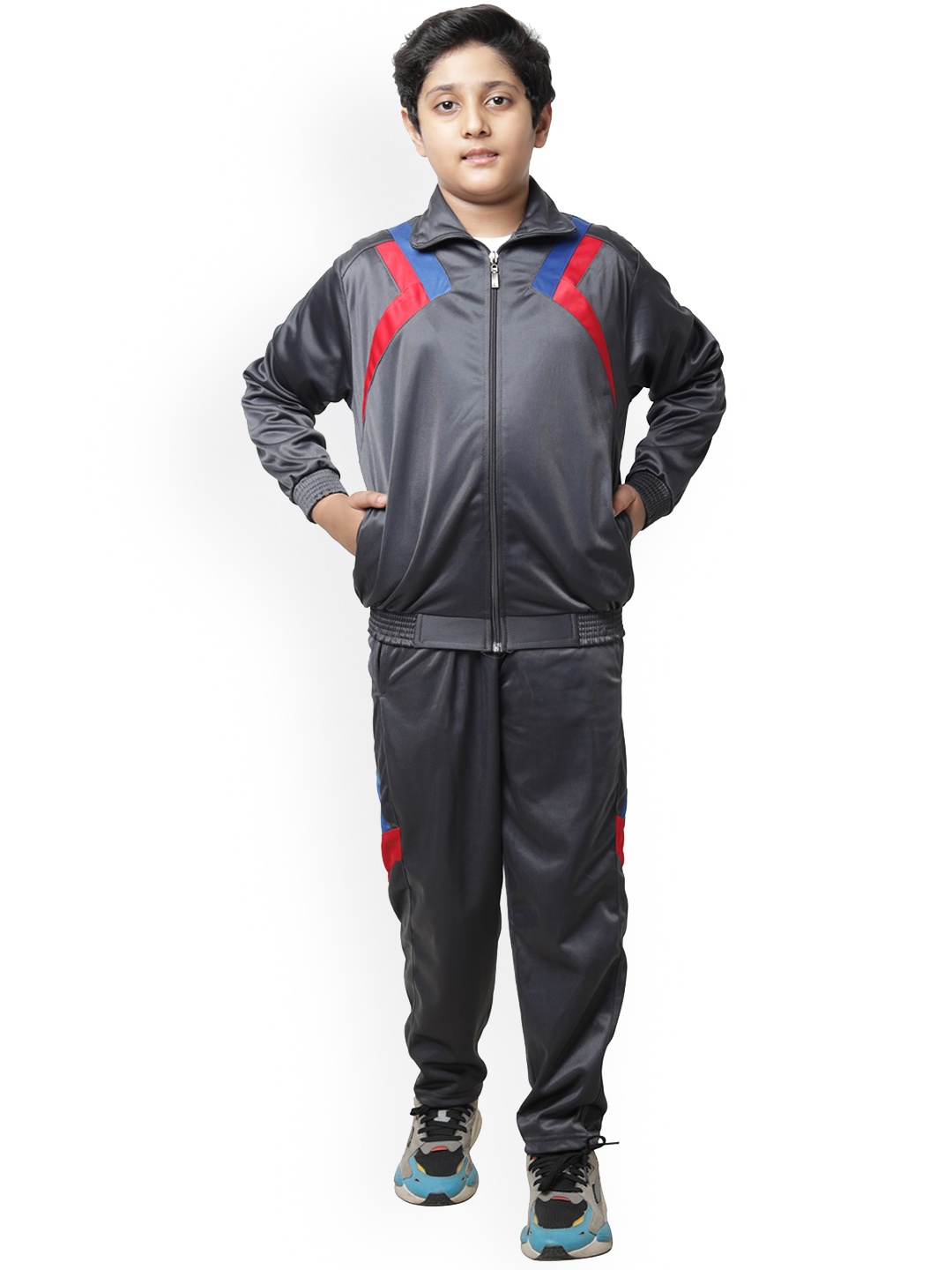 

BAESD Boys Warm Stylish High-Rise Tracksuits, Grey