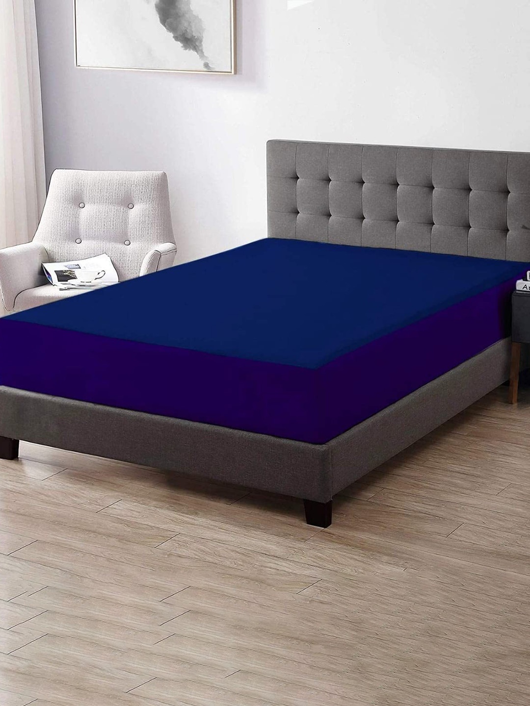 

Adbeni Home Blue 200 GSM Terry Cortridge Cotton Waterproof Mattress Protector